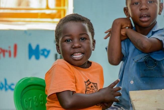 Young children at Hope Restoration Kindergarten