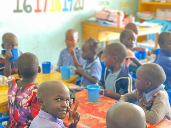 Children in classroom