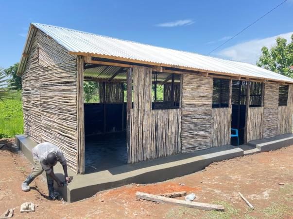 Classroom construction progress